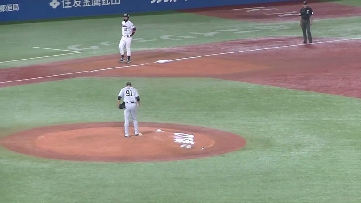 山田哲人を三振にとる堀田賢慎（2024年9月29日 東京ヤクルトスワローズ対 読売ジャイアンツ ）