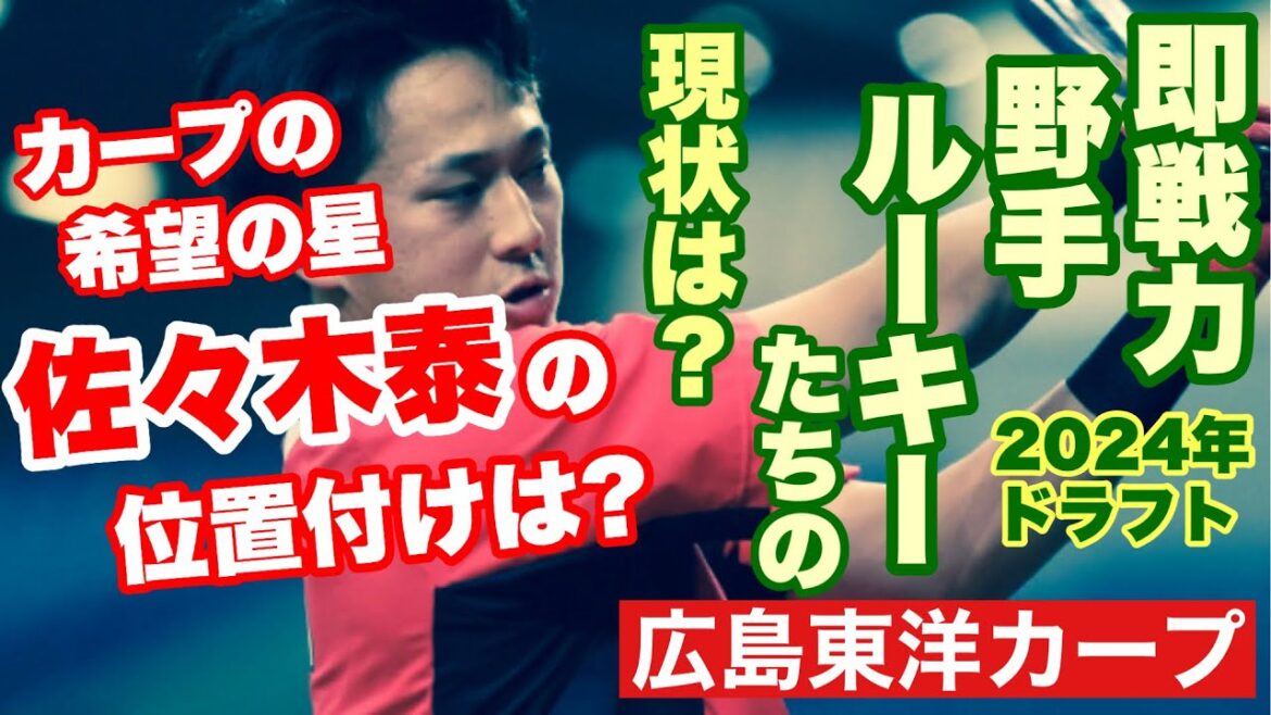 【広島東洋カープ】即戦力野手ルーキーたちの今　２４年のドラフトを沸かせた大社の野手陣の現状を見ながら、佐々木泰の今後を夢見る動画です　【佐々木泰】【渡邉悠斗】【新井貴浩】【カープ】