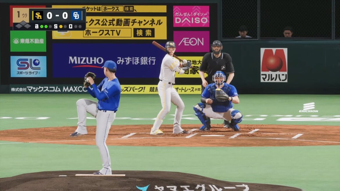 交流戦 ソフトバンク対中日　2025.6.5(木)金丸対大関!裏興行試合 inみずほPayPayドーム福岡 どうなる!? プロ野球スピリッツ2025