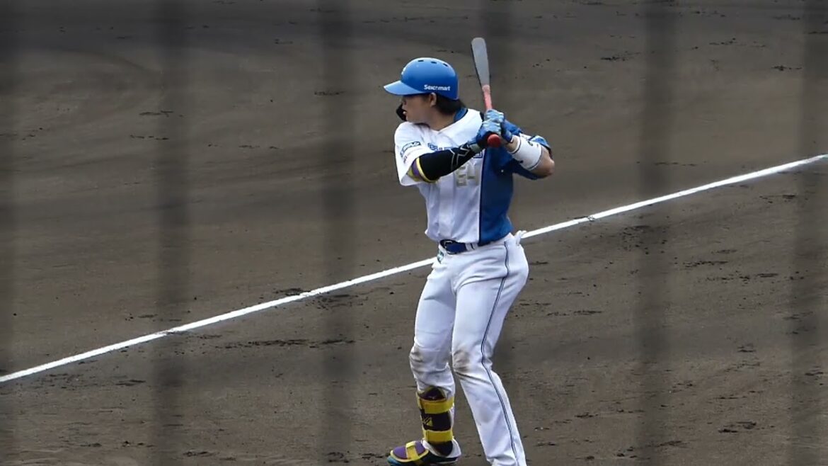 2025年5月27日 イースタンリーグ 北海道日本ハム・田宮 裕涼 選手の打席入り（ボールデッド中)