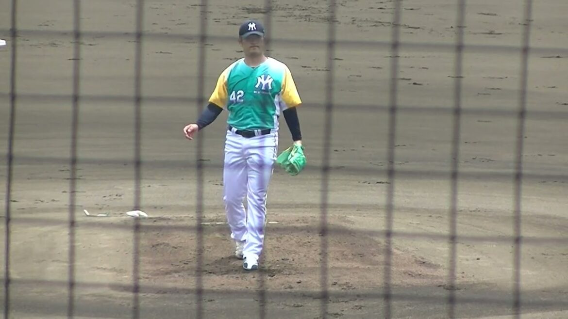 【野球選手フォーム集】元カープ 明治安田生命の岡田 明丈の投球フォーム（読売ジャイアンツ3軍　対 明治安田生命野球部 2025年6月2日）