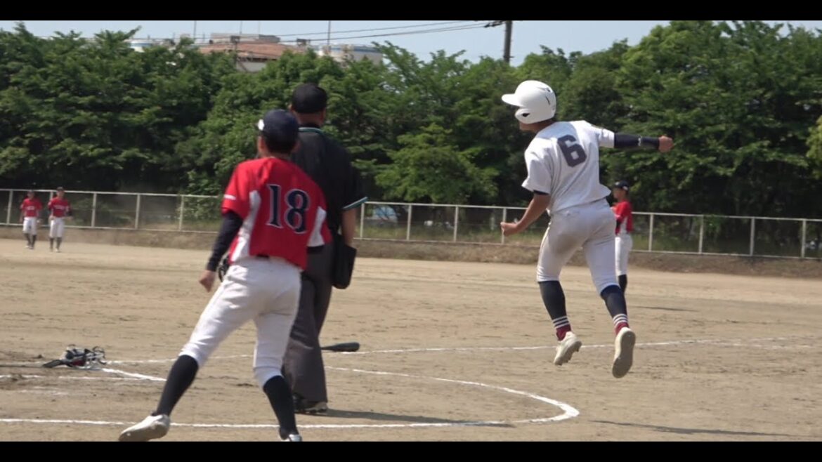 《中学軟式》【ダイジェスト】   三原浮城BBC  対  広島サンズ   《全日本少年軟式野球大会・広島県決勝大会》【準決勝１試合目】