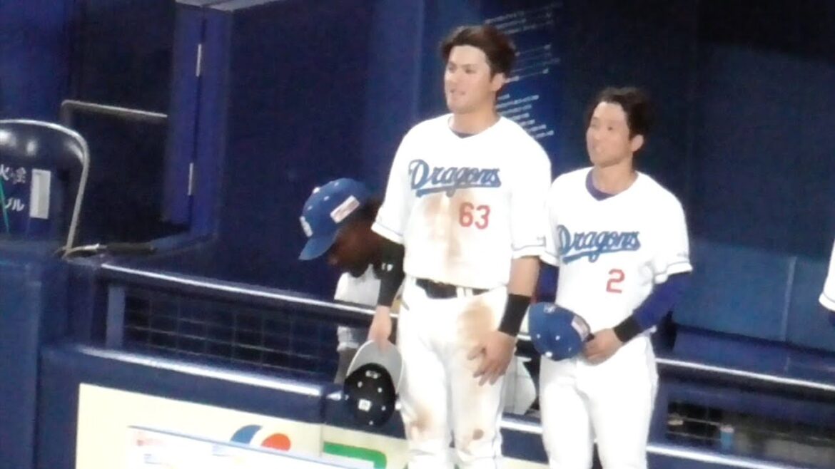 今日のヒーロー板山祐太郎   田中幹也は嬉しくてピョンピョン 誇らしく勝利の儀式　中日ドラゴンズVS読売ジャイアンツ　2025/05/31