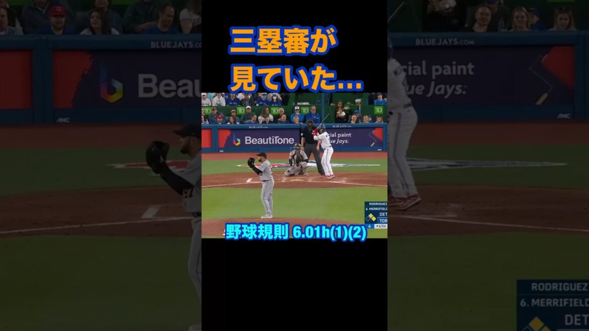 三塁審は見ていた#野球 #審判 #ルール #obstruction