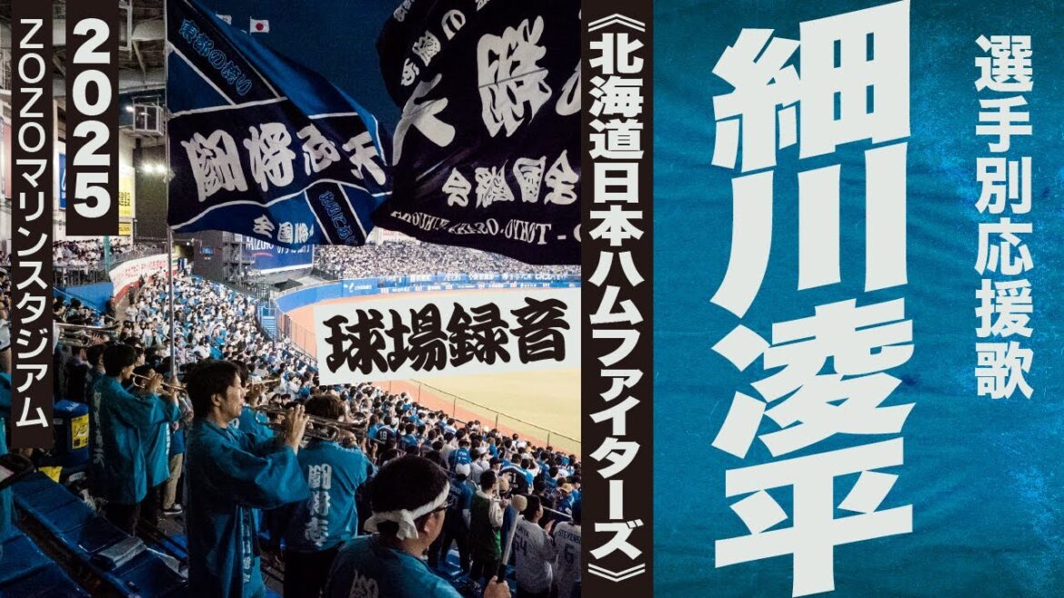 高音質🎺細川凌平選手応援歌《北海道日本ハムファイターズ》2025ZOZOマリン