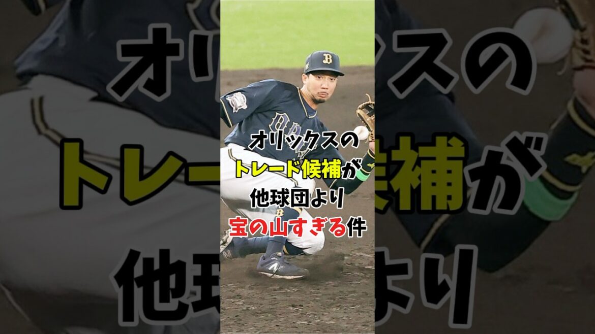 【トレード予想】オリックスのトレード候補が宝の山すぎる件