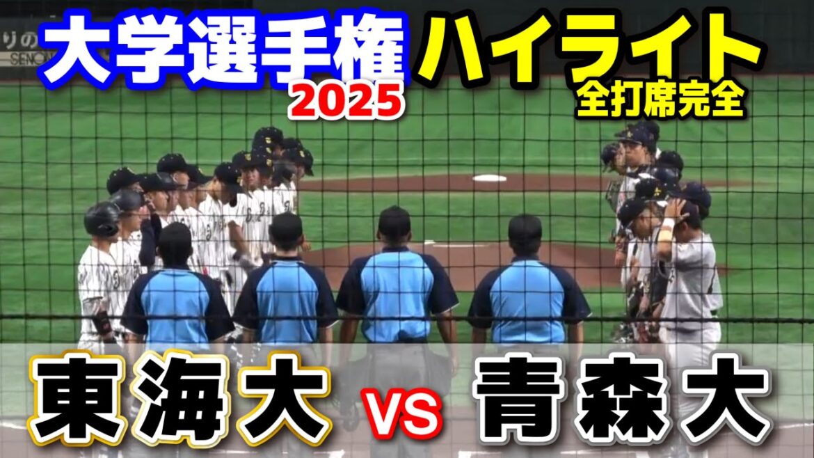 東海大 vs 青森大　【大学野球　全日本大学選手権　  全打席完全ハイライト】 2025.6.9  東京ドーム
