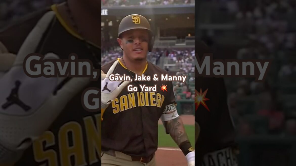 Three home runs in three innings 🔥 #mlb #homerun #win #padres #mannymachado