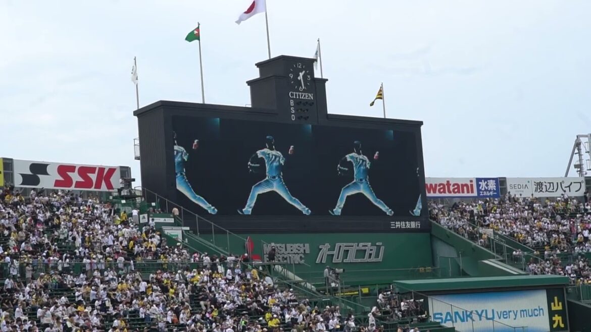 2025 6-8 阪神タイガースvsオリックス・バファローズ スタメン発表 in阪神甲子園球場