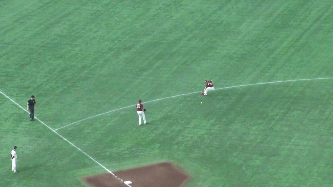 楽天 村林一輝 ナイスプレー　巨人 vs 楽天　2025年6月8日(日)　東京ドーム交流戦