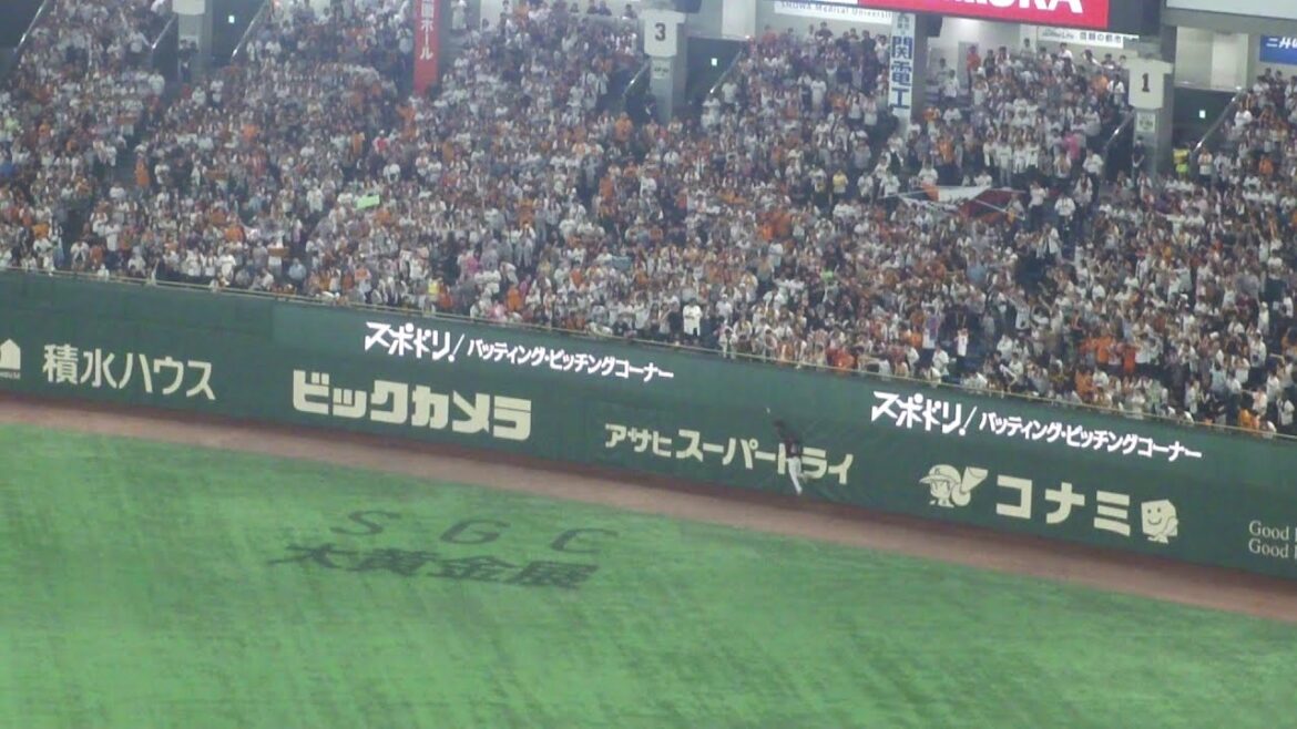 巨人 吉川尚輝 ツーベースヒット　巨人 vs 楽天　2025年6月8日(日)　東京ドーム交流戦