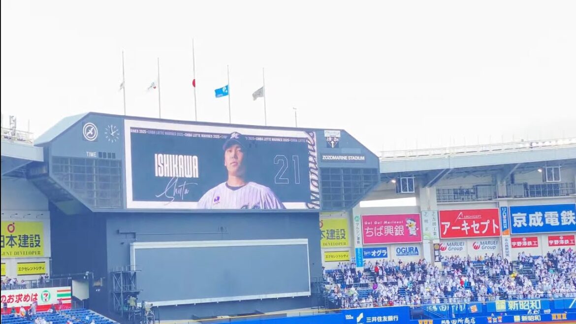 千葉ロッテ 石川柊太登場曲〜佐々木彩夏「仕事しろ」4K