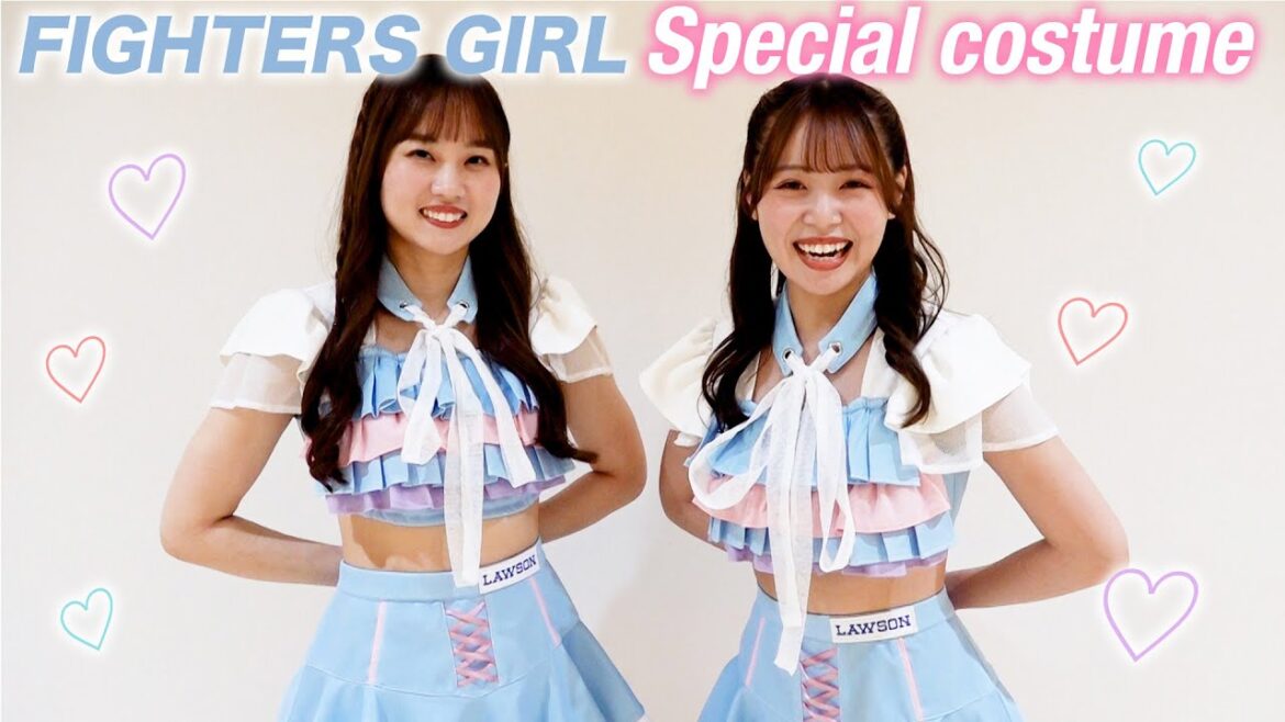 Hokkaido-Nippon-Ham-Fighters: ファイターズガールが期間限定衣装で登場🩵《ファイターズかわいいシリーズ》 ファイターズガールが期間限定衣装で登場🩵《ファイターズかわいいシリーズ》