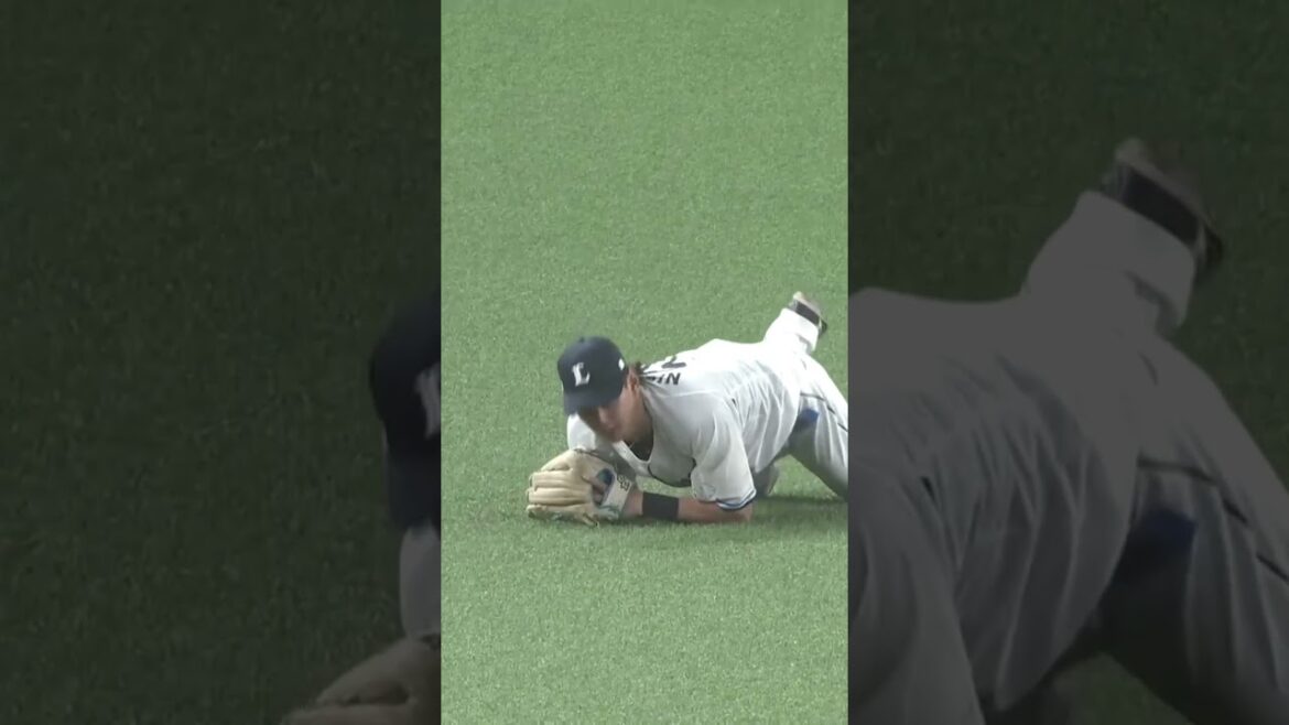【ファインプレー！】西川愛也選手のダイビングキャッチ！