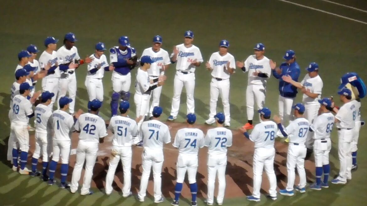 勝利の瞬間をドアラが撮影　板山祐太郎が一丁締め　中日ドラゴンズVS読売ジャイアンツ　2025/05/31