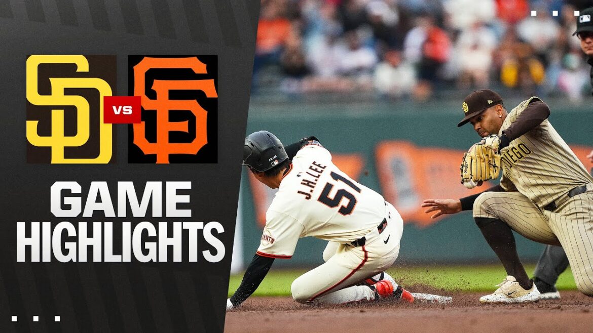 Padres vs. Giants Game Highlights (6/4/25) | MLB Highlights