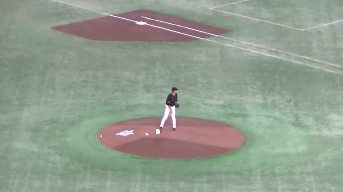 好調 野間峻祥をセンターフライに打ち取る堀田賢慎【 読売ジャイアンツ対 広島カープ2024年4月13日】