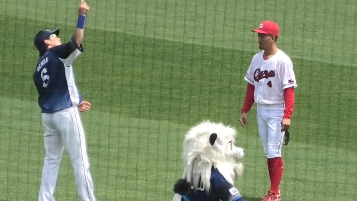 矢野雅哉が西武源田さんにマツダデーゲームの守備についてアドバイス？広島東洋カープvs埼玉西武ライオンズ 2025年6月7日