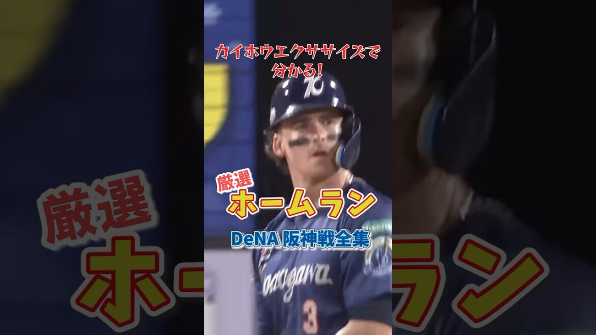 【15本】DeNA 対阪神戦 全ホームラン2024年 #shorts