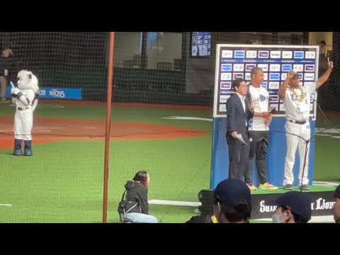 「日本で野球するのが夢だった」 エマニュエル・ラミレス お立ち台ヒーローインタビュー 来日初勝利&14試合連続無失点!【西武4-2阪神】2025/6/10 セ・パ交流戦 第7戦 「日本で野球するのが夢だった」 エマニュエル・ラミレス お立ち台ヒーローインタビュー 来日初勝利&14試合連続無失点!【西武4-2阪神】2025/6/10 セ・パ交流戦 第7戦
