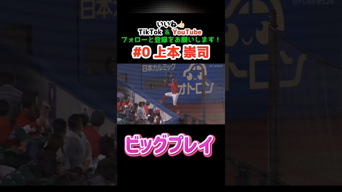 ロッテ vs カープ 2025/6/10【好守備】#上本崇司 #carp #広島東洋カープ #広島 #交流戦 #ファインプレー