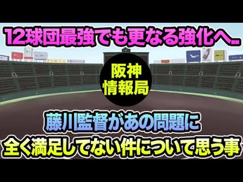 【12球団最強でも更なる強化へ..】藤川監督が1軍のあの問題に全く満足してない件について思う事【阪神タイガース】 【12球団最強でも更なる強化へ..】藤川監督が1軍のあの問題に全く満足してない件について思う事【阪神タイガース】