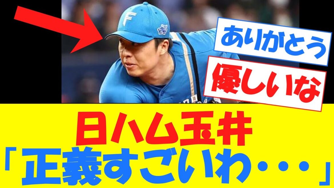 【朗報】日ハム玉井、田中正義に神コメントwwwwwwwwwwww 【朗報】日ハム玉井、田中正義に神コメントwwwwwwwwwwww