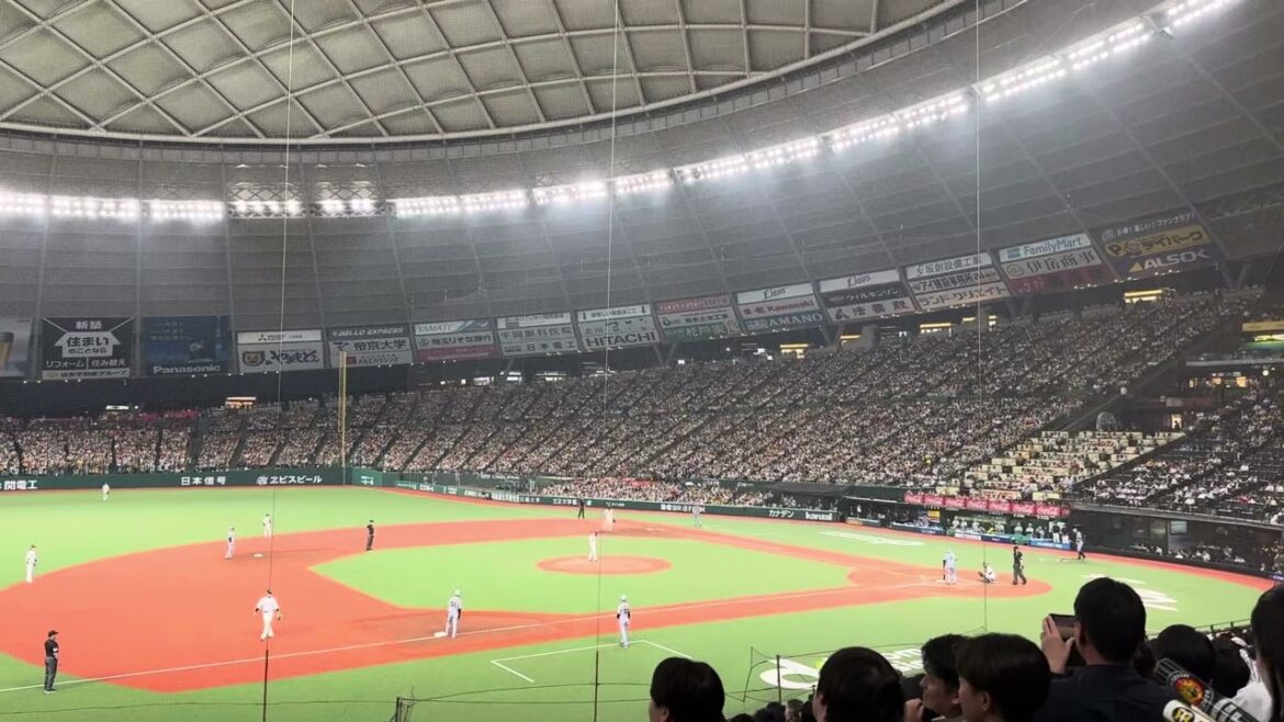 2025.6.12  西武ライオンズvs阪神タイガース　8回表、佐藤輝明、牽制アウト