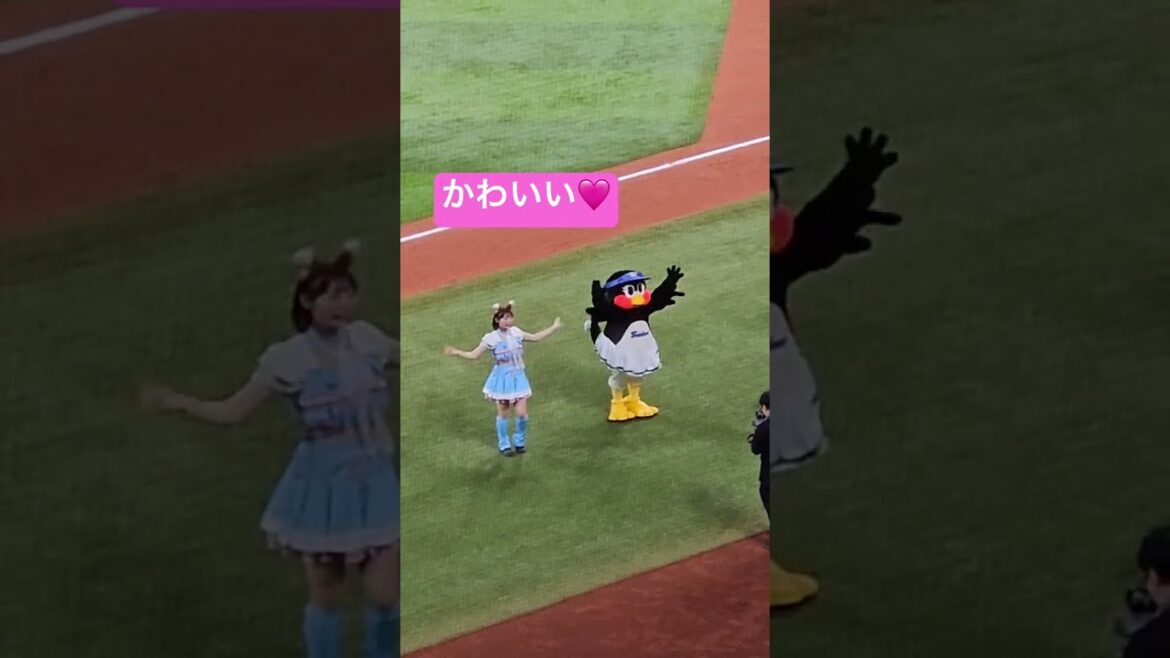 つばみちゃんキツネダンスのりのり！ヤクルトスワローズ交流戦