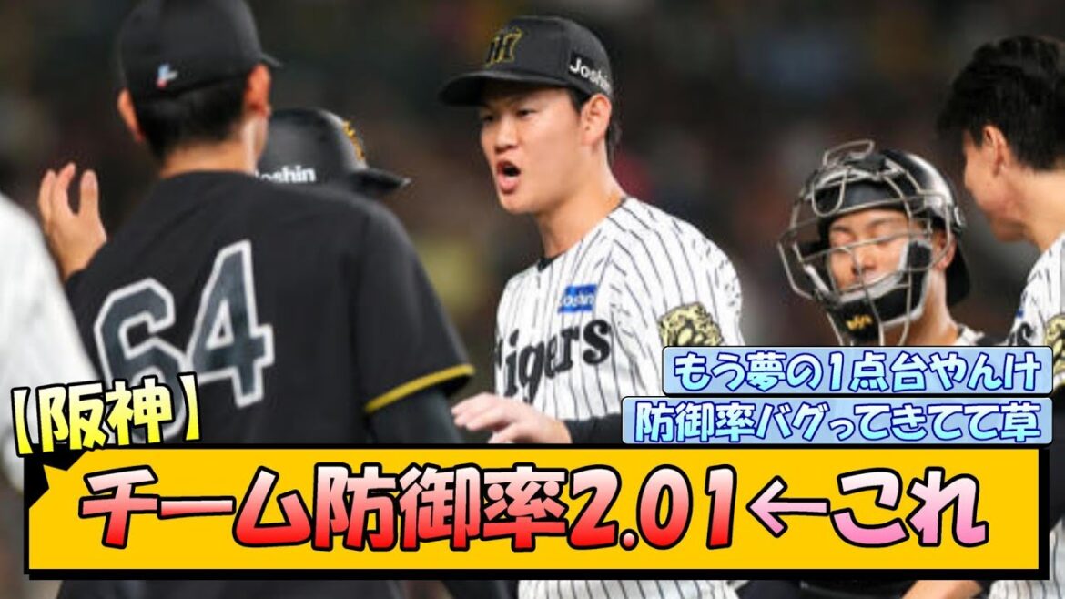 【阪神】チーム防御率2.01←これ