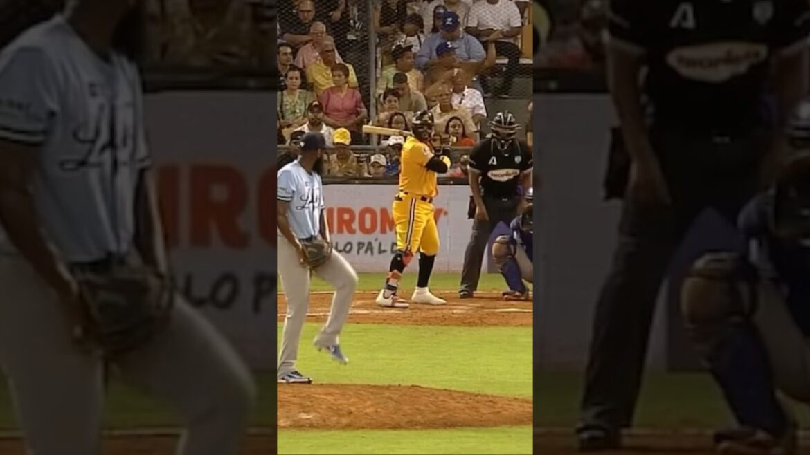 la puso amarillitaA jonron de Jonathan villar #lidom