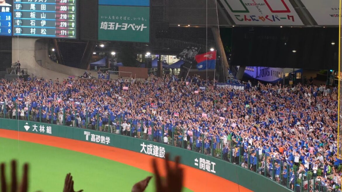 中日ドラゴンズ 岡林勇希 決勝タイムリーに沸くライトスタンド 〜 応援歌「Move Your Heart」｜ 2025.6.13 vs.埼玉西武ライオンズ @ベルーナドーム