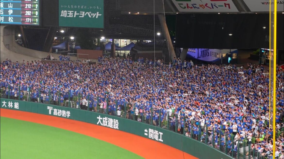 中日ドラゴンズ 応援歌 新チャンステーマ 「打ち砕け」｜ 2025.6.13 vs.埼玉西武ライオンズ @ベルーナドーム