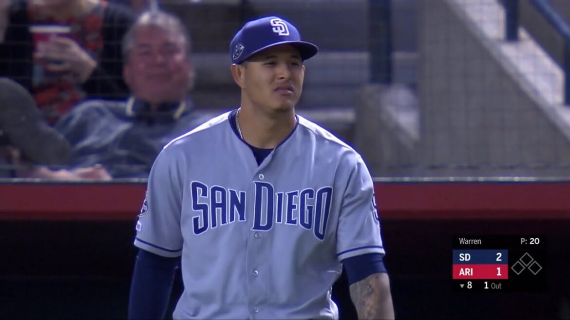 【余裕綽々】マニーマチャドのバックハンドからの送球集