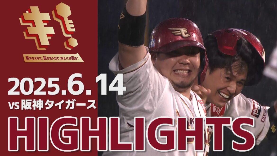 【2025/6/14】vs.阪神タイガース 2回戦 ハイライト