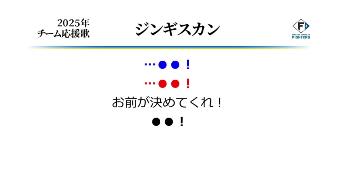 北海道日本ハムファイターズ ジンギスカン（チャンステーマ） [MIDI]