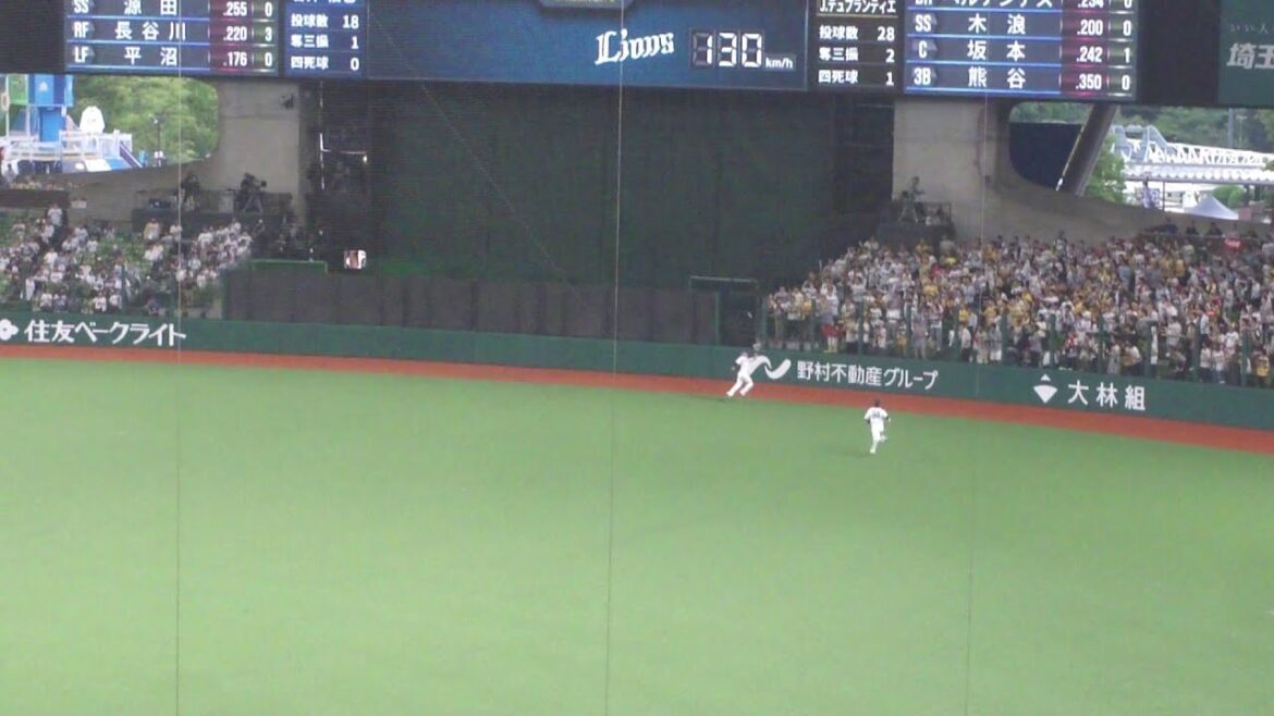 西武 西川愛也 ナイスプレー　西武 vs 阪神　2025年6月12日(木)　ベルーナドーム交流戦