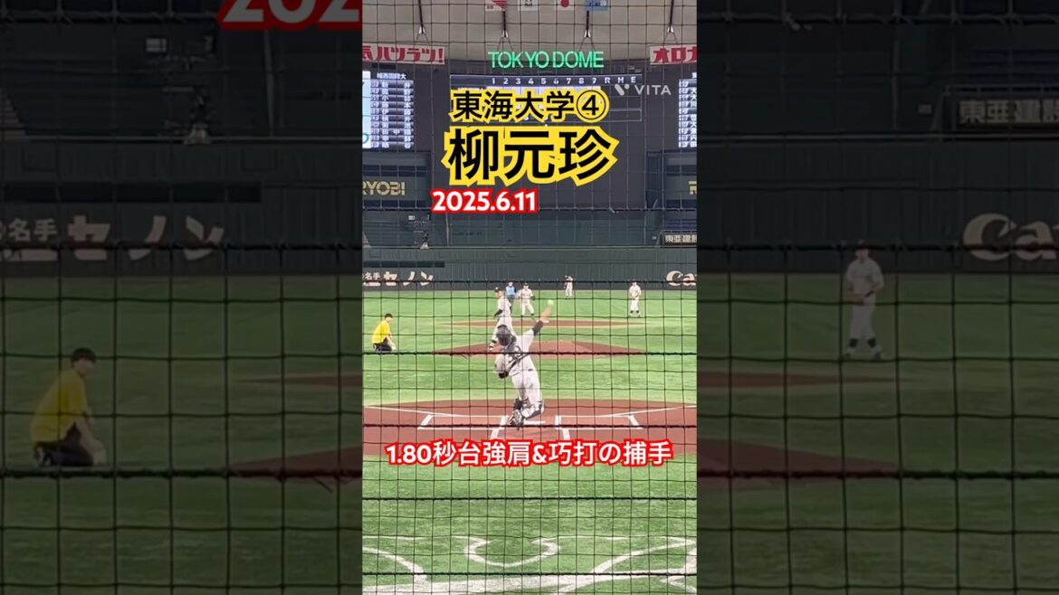 #柳元珍 #ドラフト候補 #東海大学 #大学野球