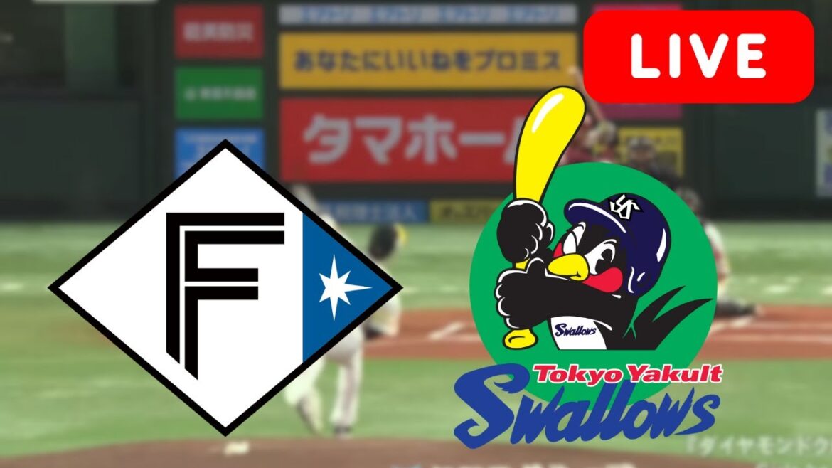🔴 北海道日本ハムファイターズ vs 東京ヤクルトスワローズ | LIVE ライブ NPB | June 12, 2025
