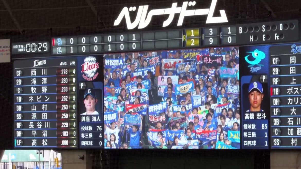 【中日ドラゴンズ】獅子党も一緒に！燃えよドラゴンズ (交流戦 Ver.) 【vs埼玉西武ライオンズ】