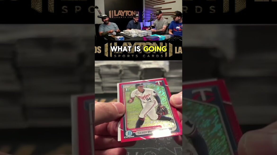 ツインズ - ダイバー・デ・ロス・サントス - レッドシマーが5点獲得 #topps #boxbreak #livebreaks #bowmanchrome #sports