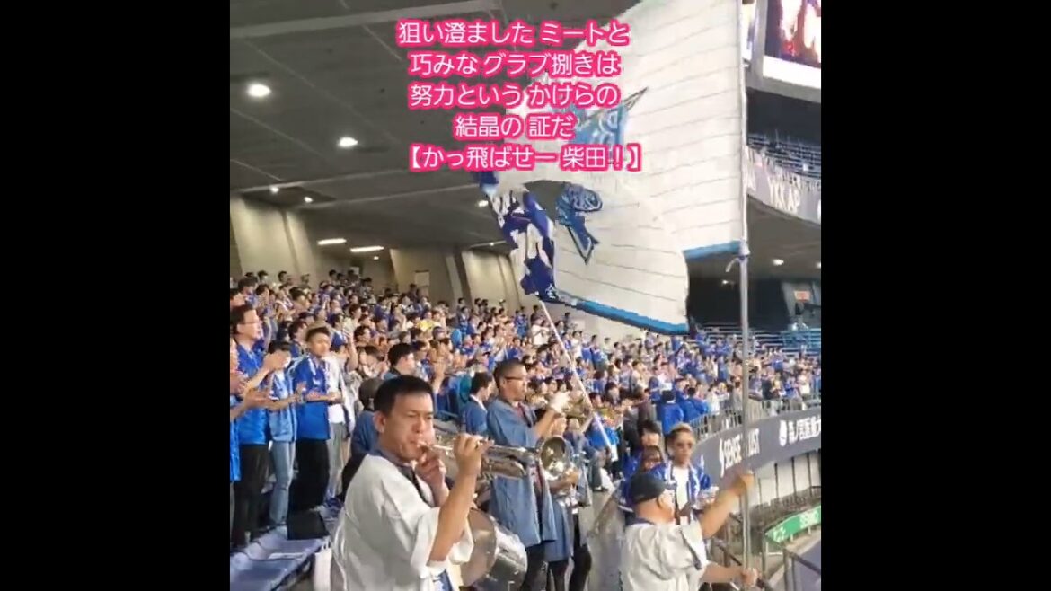 20250611　試合前から珍しく流れる【柴田竜拓 応援歌】　横浜DeNAﾍﾞｲｽﾀｰｽﾞ　#shorts　#シバタツ　@京ｾﾗﾄﾞｰﾑ大阪･ﾚﾌﾄ外野下段 日本生命ｾ･ﾊﾟ交流戦