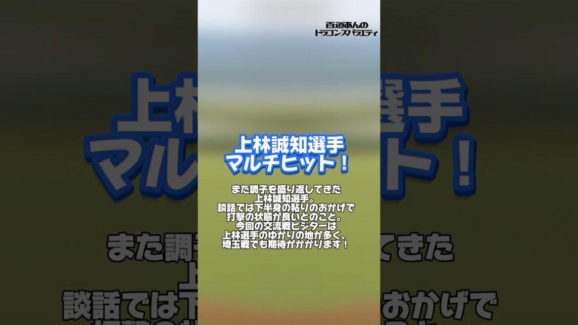 6/12 どらポジハイライト#dragons#中日ドラゴンズ#岡林勇希 選手#上林誠知 選手#藤嶋健人 投手#どらポジ#どらポジハイライト 6/12 どらポジハイライト#dragons#中日ドラゴンズ#岡林勇希 選手#上林誠知 選手#藤嶋健人 投手#どらポジ#どらポジハイライト