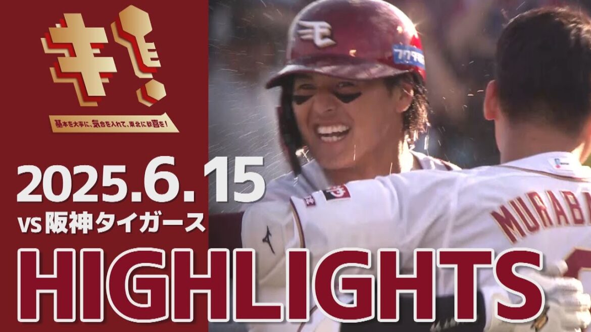 【2025/6/15】vs.阪神タイガース 3回戦 ハイライト
