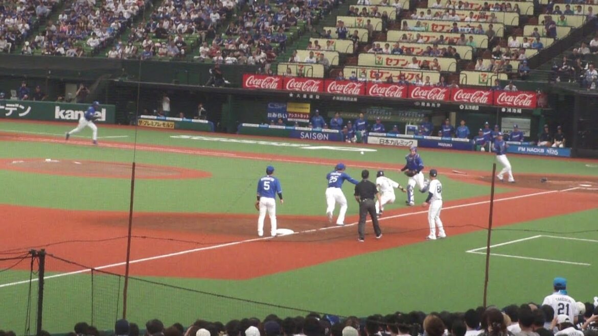 中日 石川昂弥 ナイスプレー　西武 vs 中日　2025年6月15日(日)　ベルーナドーム交流戦