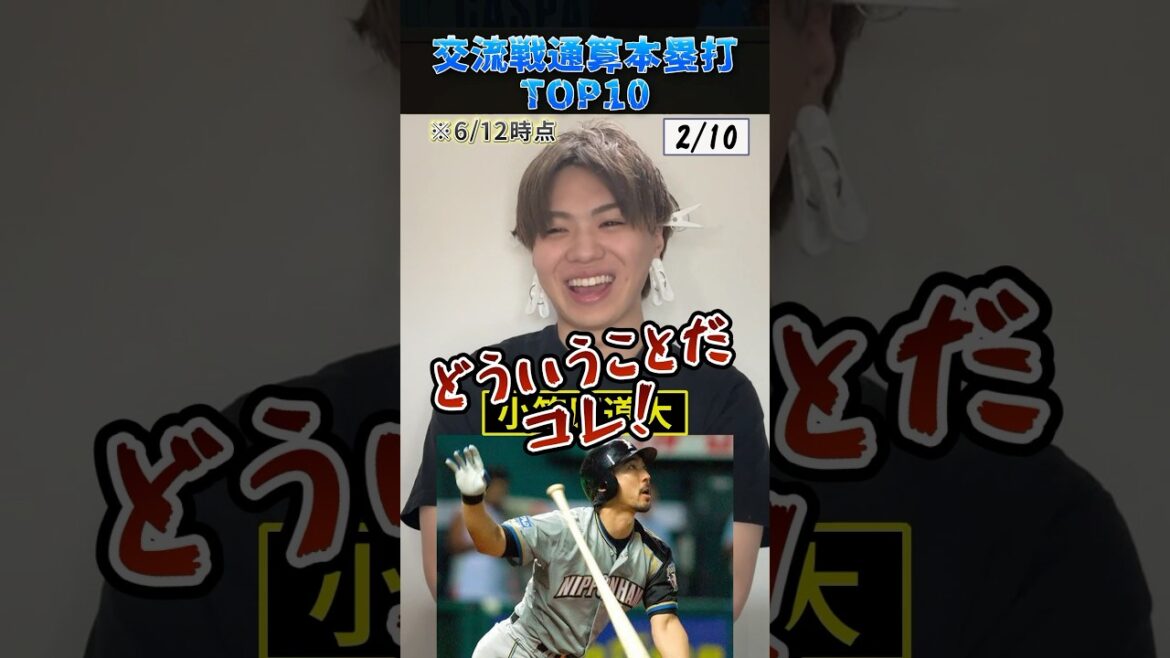 交流戦通算ホームラン数トップ10を当てろ！#プロ野球 #野球 #交流戦 #ホームラン