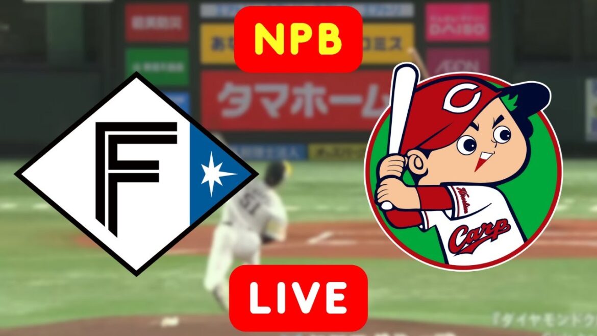 🔴 北海道日本ハムファイターズ vs 広島東洋カープ | LIVE / 生中継 NPB | Jun 13, 2025 🔴 北海道日本ハムファイターズ vs 広島東洋カープ | LIVE / 生中継 NPB | Jun 13, 2025