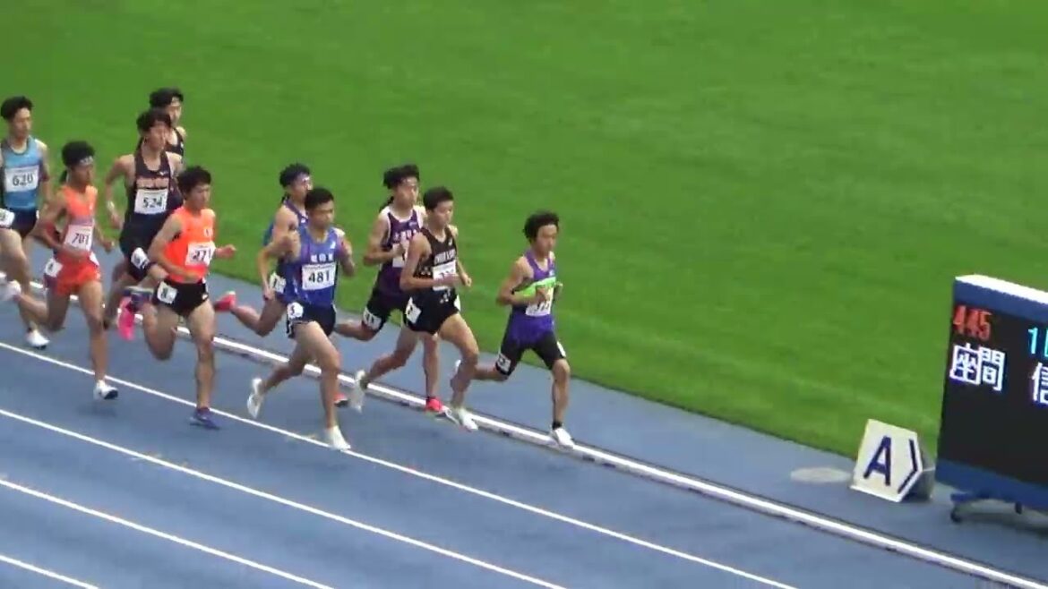 高校総体2025 北関東男子1500m予選2組