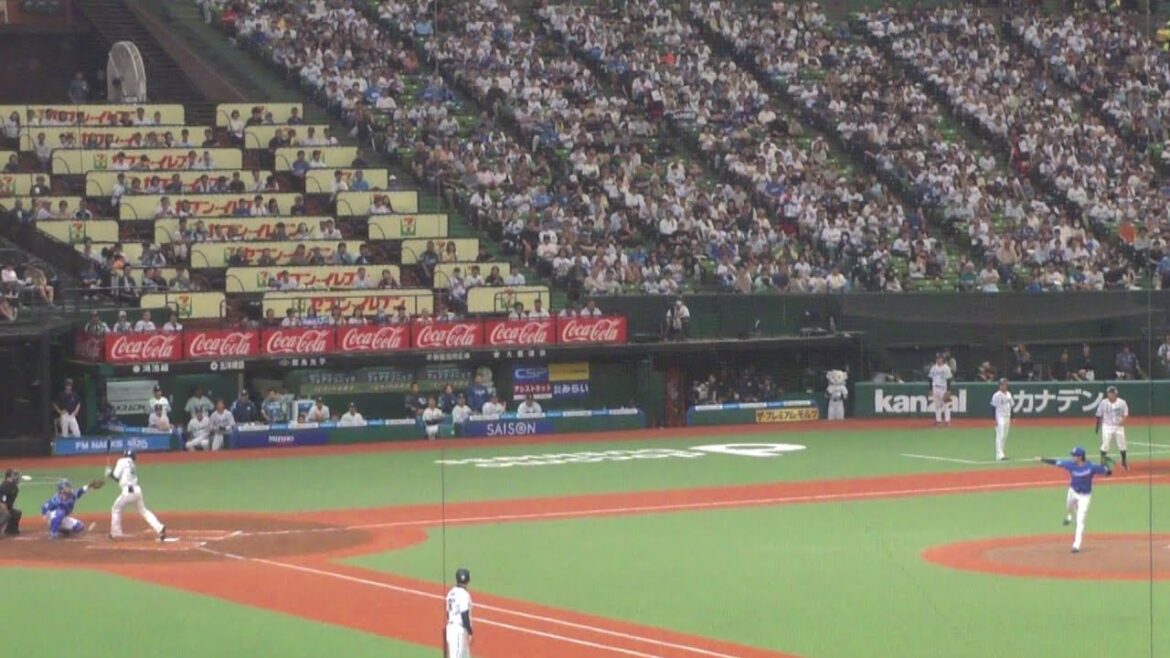 西武 山村崇嘉 デッドボール　西武 vs 中日　2025年6月14日(土)　ベルーナドーム交流戦