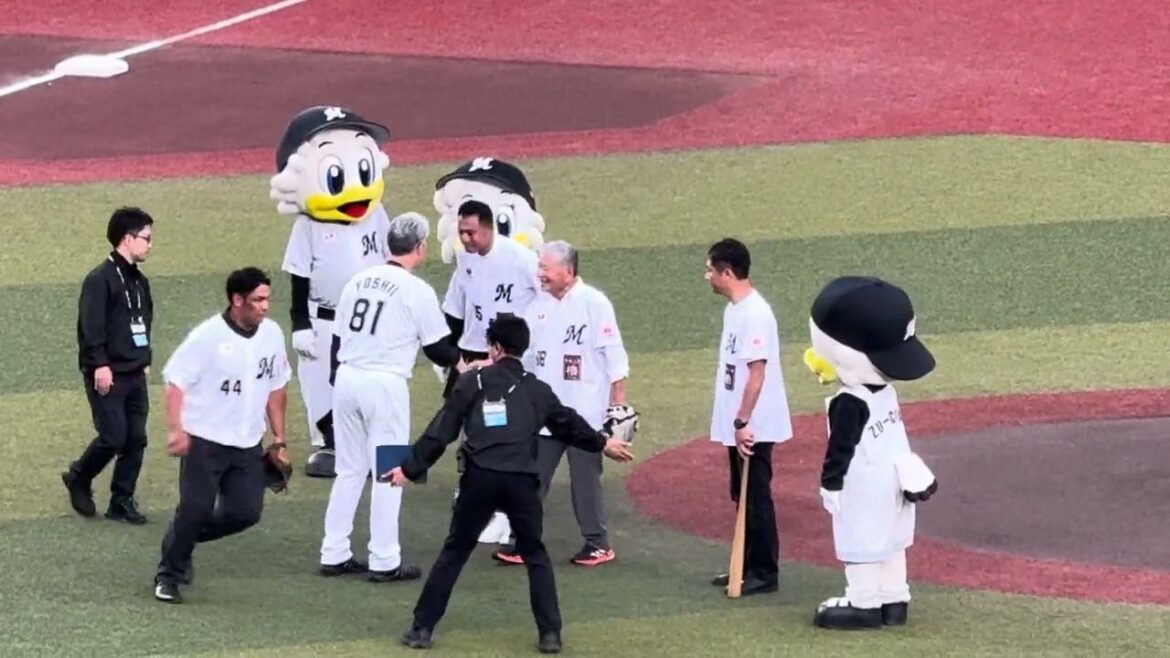 川淵三郎さん始球式（2025.6.13）